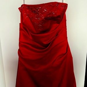 ❣️ David’s Bridal Prom Dress with cover up ❣️